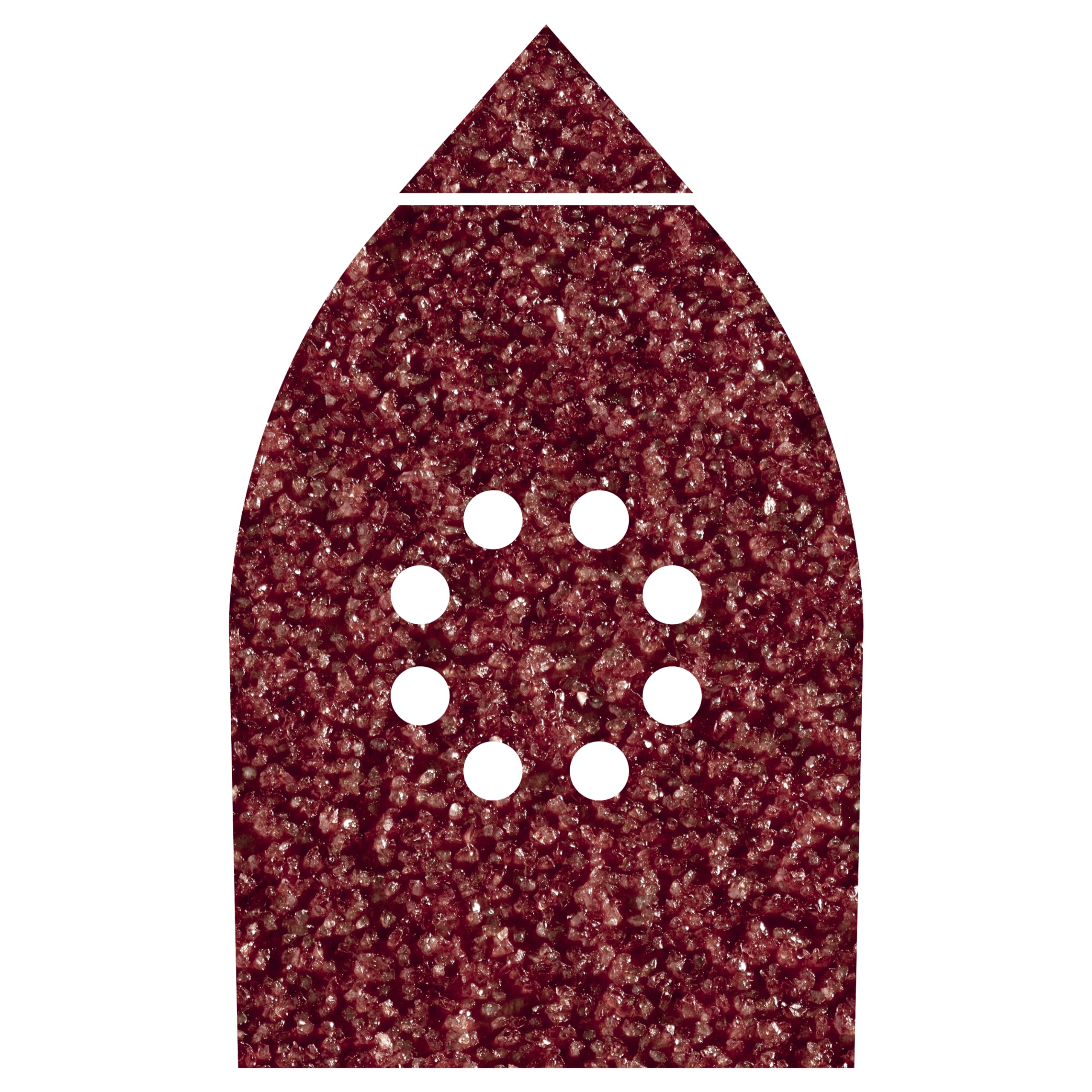 wolfcraft 6 Easy-Fix Sanding Sheets for wood/metal, 107 x 142 mm, grain 60 I 1791000