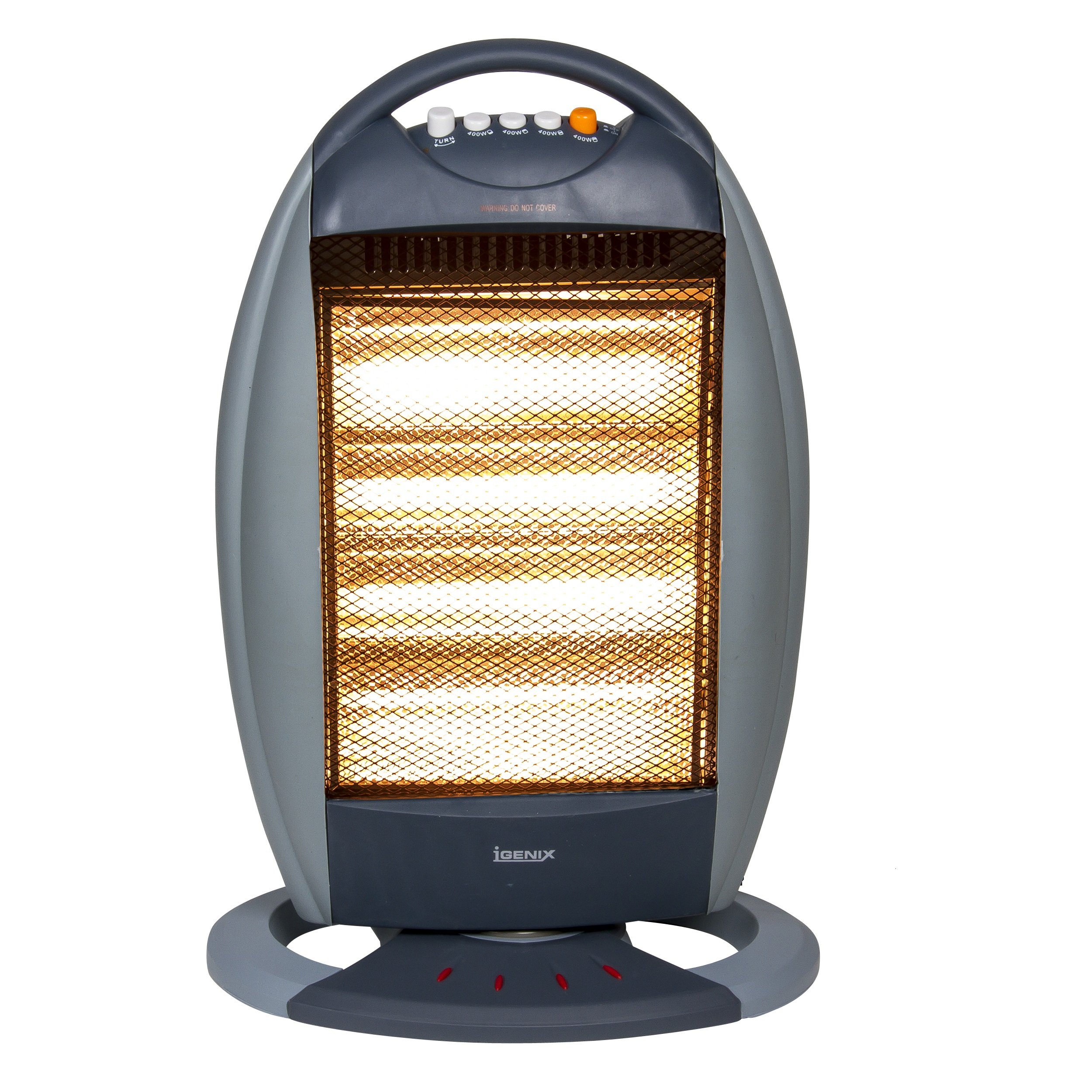 Igenix IG9516 Oscillating 4 Bar Quartz Halogen Heater 1600 W Dark Grey eBay