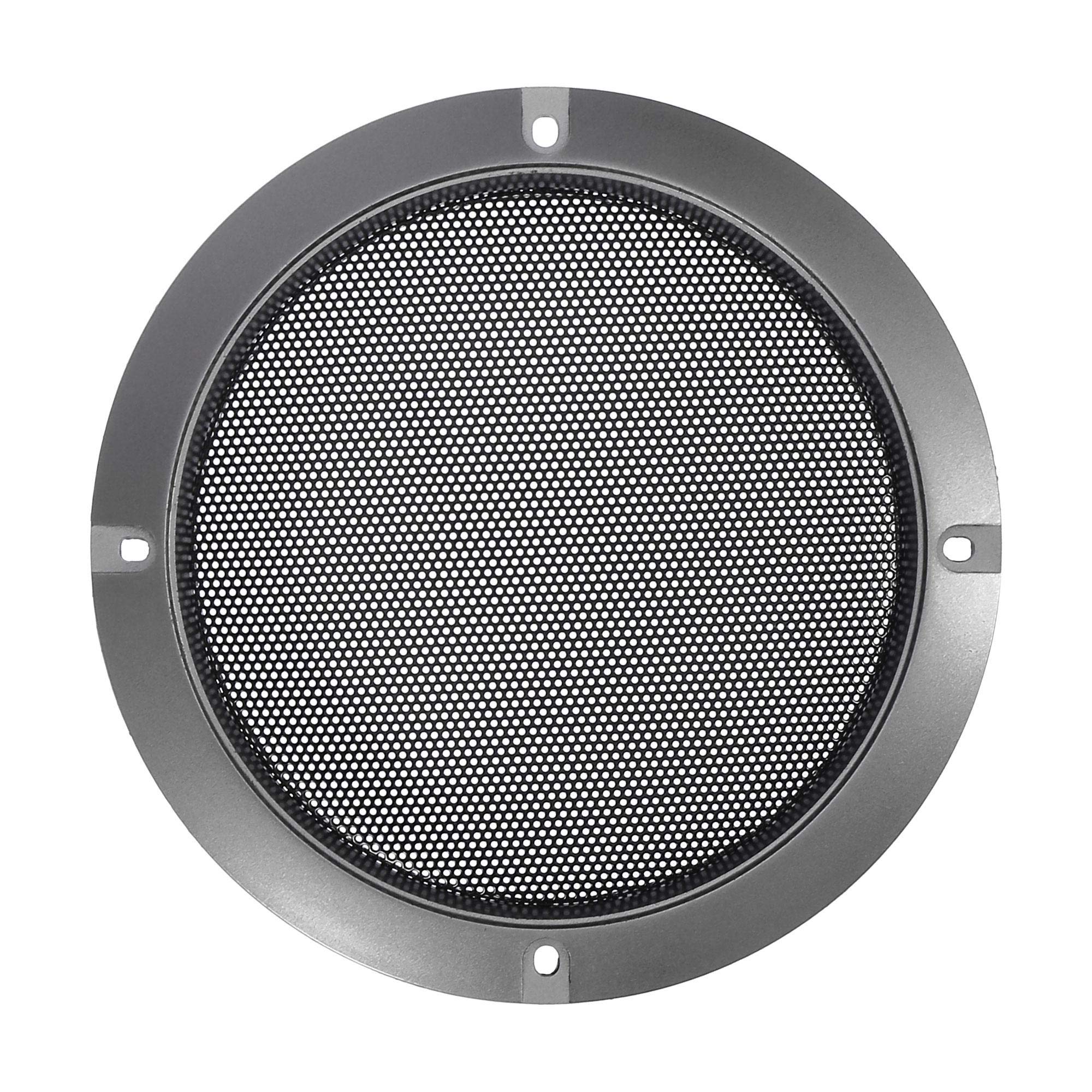 X AUTOHAUX 5" Titanium Tone Audio Speaker Cover Mesh Subwoofer Grill Guard