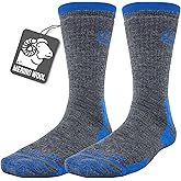 CloudLine - Merino Wool Socks for Men & Women, Wool Hiking Socks, Cushioned, Moisture Wicking, Anti Blister, Thermal - 1 Pair