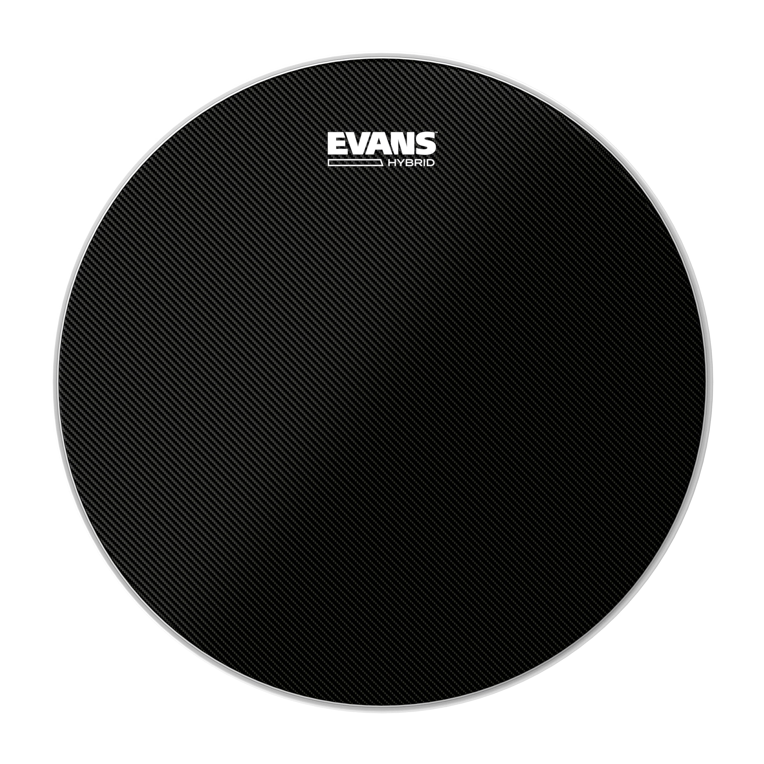 Evans Hybrid Black Marching Snare Drum Head - Marching Band Drum Heads - 13 Inch