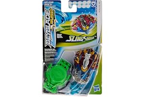 BEYBLADE Burst Turbo Slingshock Xcalius X4 Starter Pack - Battling Top and Right/Left-Spin Launcher, Age 8+