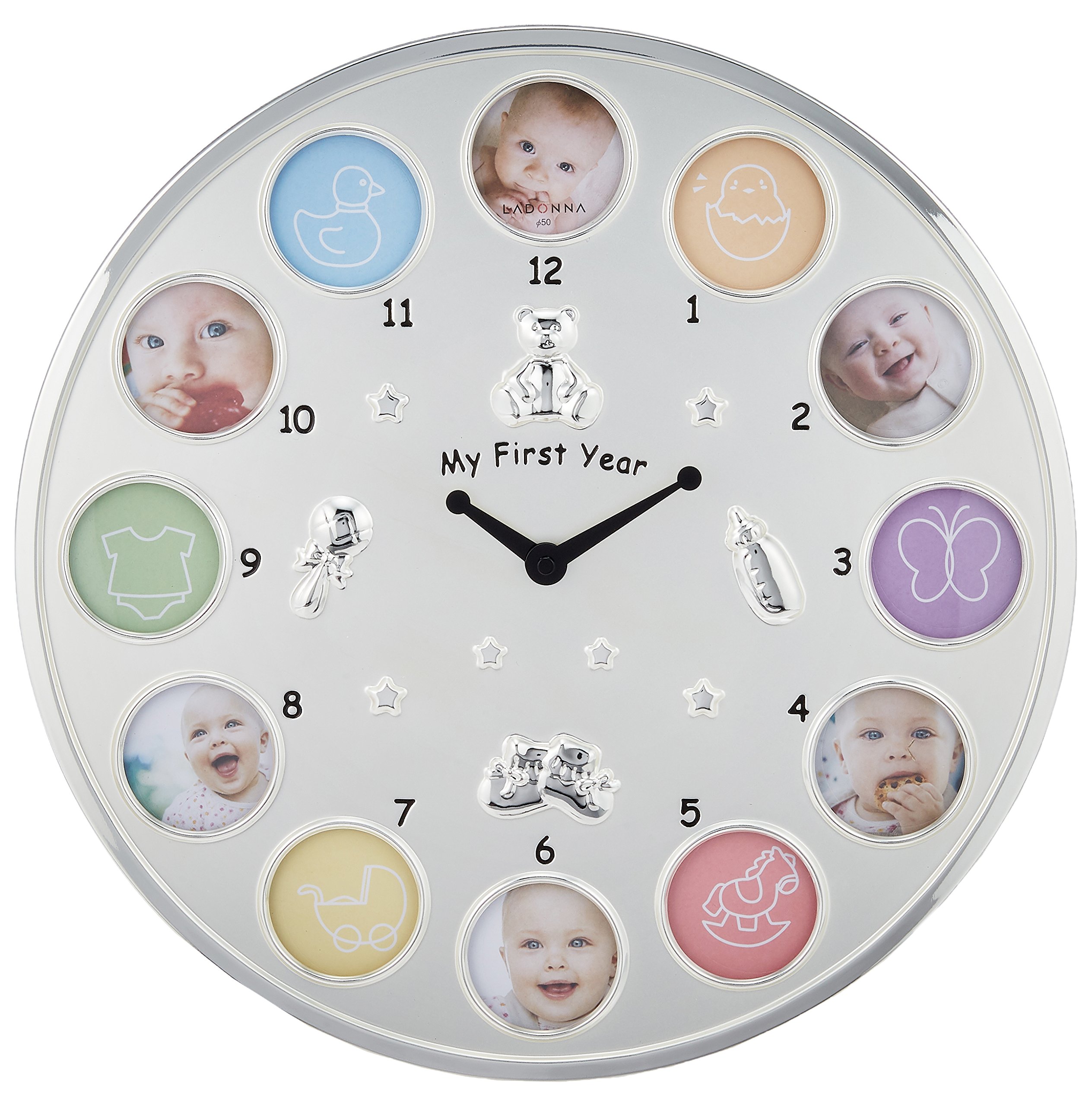 ラドンナ フォトフレーム ベビー シルバー 時計 MB21-130-C商品画像