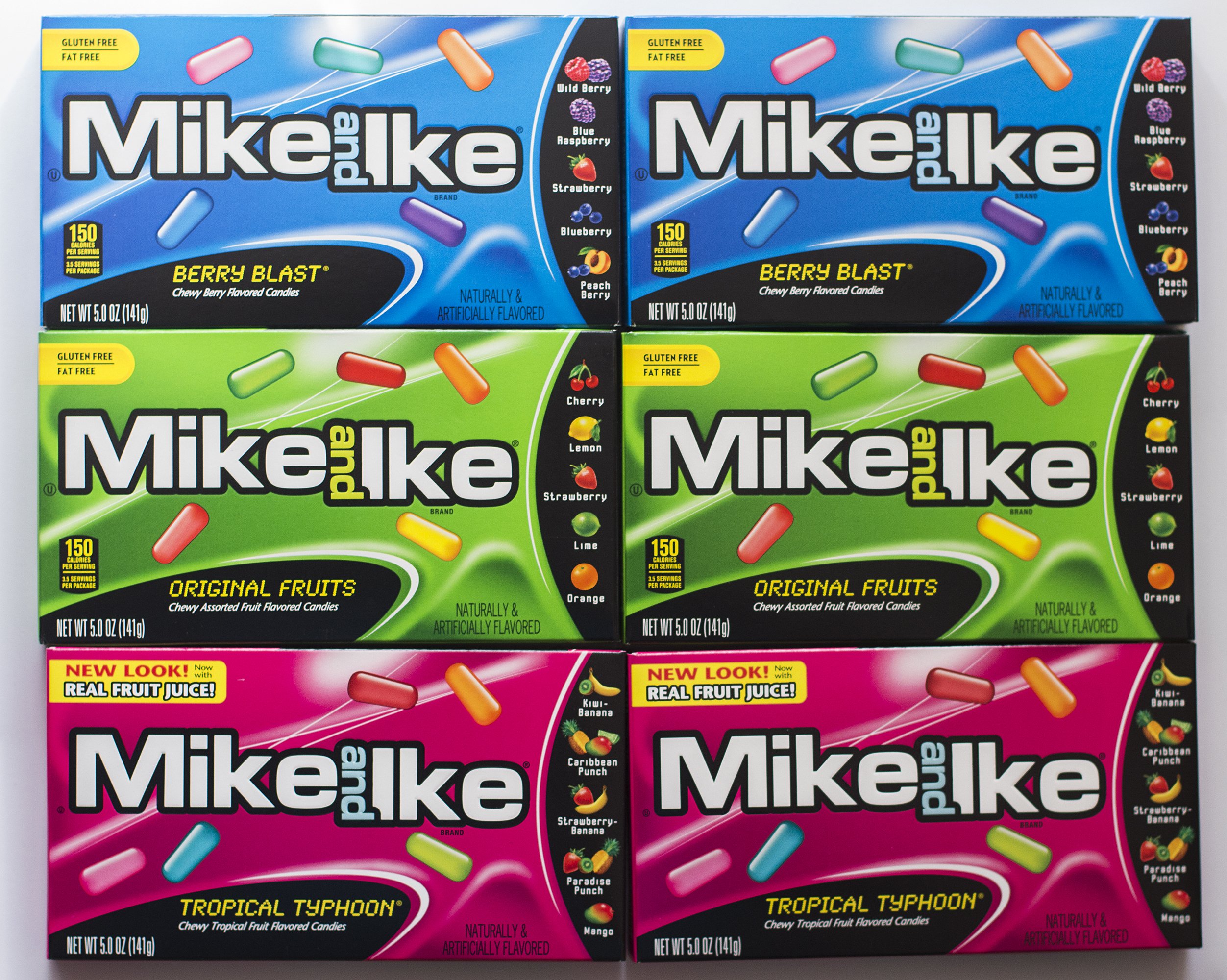Mike and Ike Mega Mix Chewy Fruit Flavored Candies, 5 oz