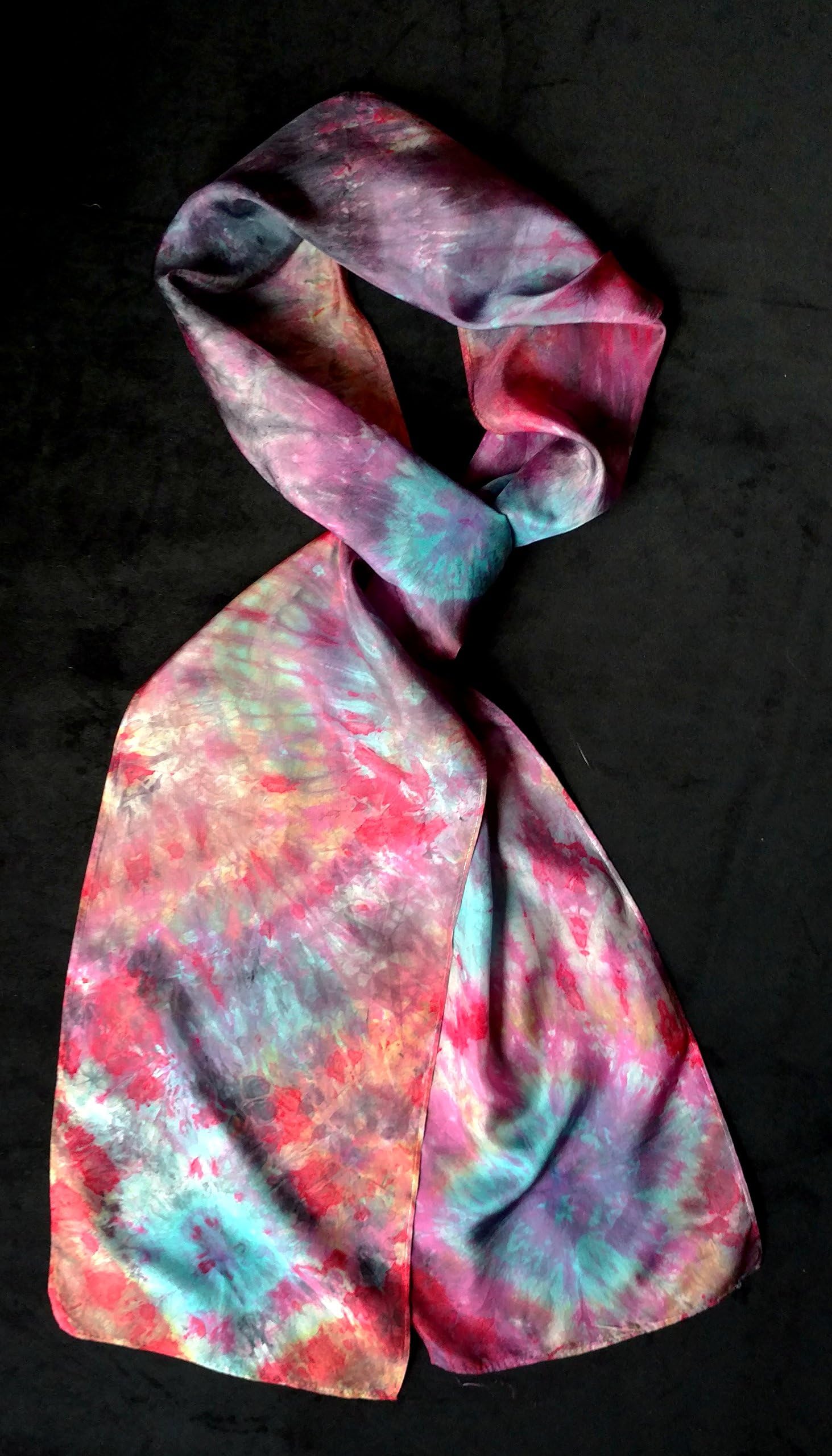 Pure silk scarf "Wild Child"
