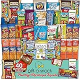 Healthy Snack Box Variety Pack Care Package (40 Count) Christmas Candy Stocking Stuffers Holiday 2021 Gift Basket for Kids Ad