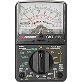 Gardner Bender GMT-318 Analog Multimeter, 6 Function, 14 Range, AC / DC Volt, 500V
