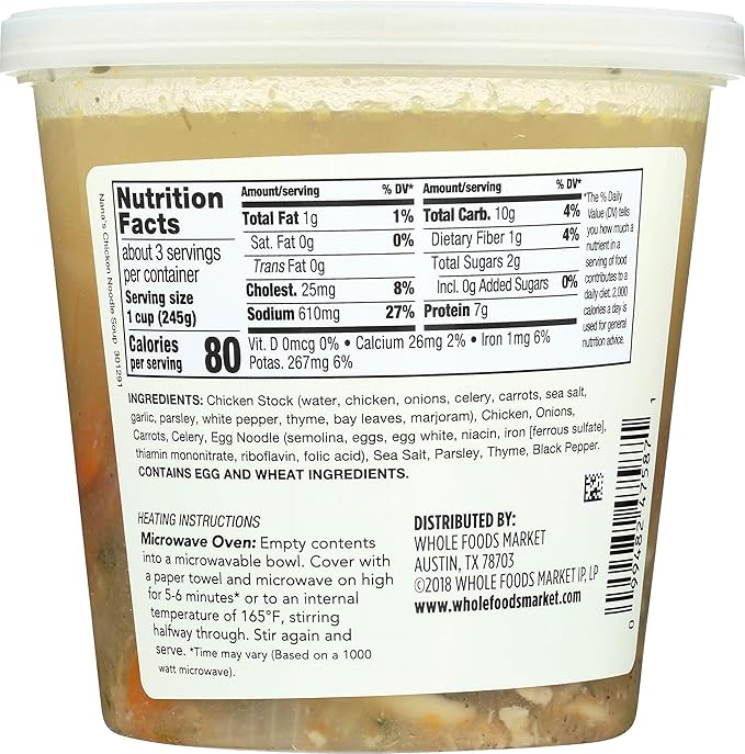 Whole foods chicken noodle soup recipe