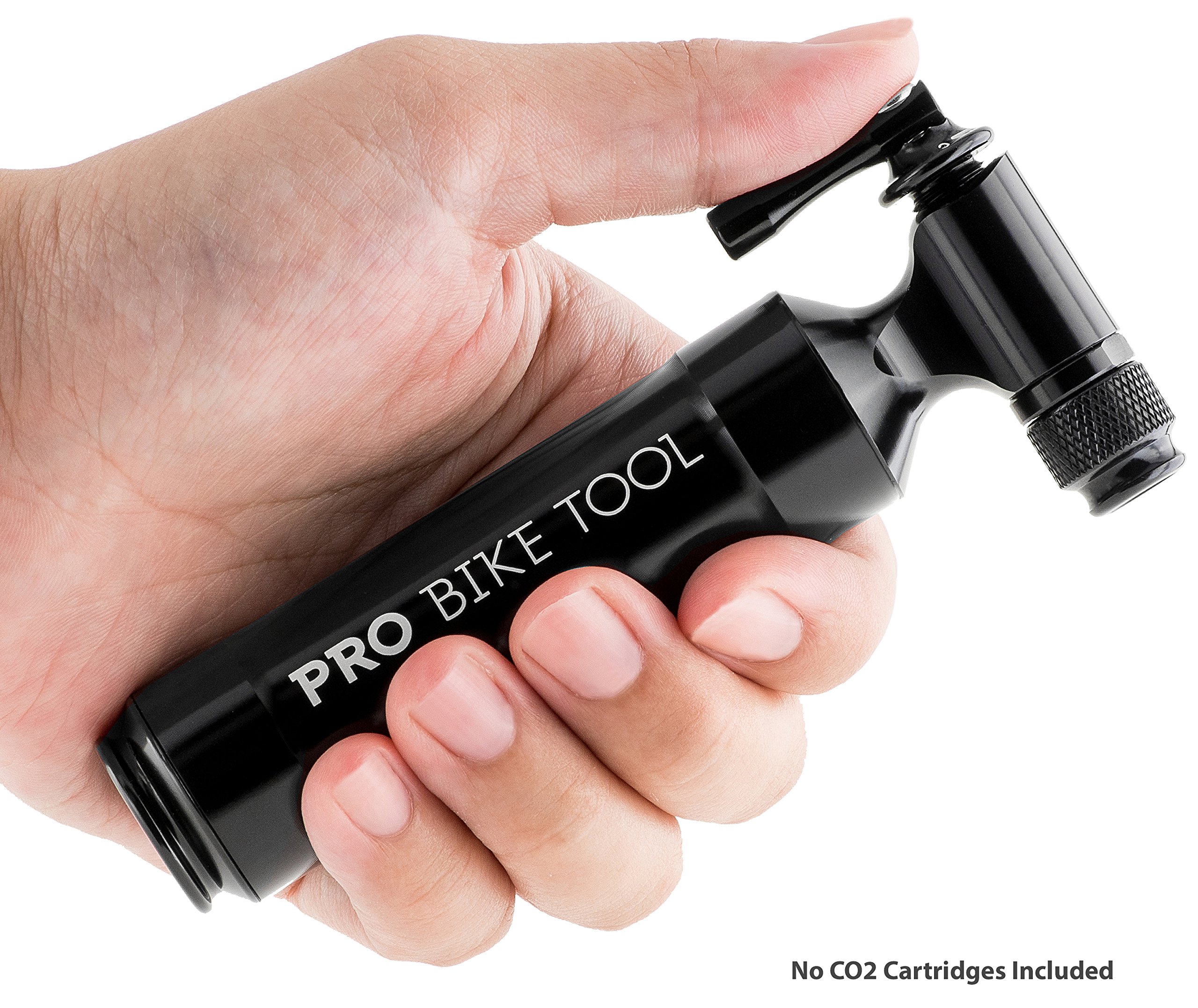 CO2 Inflator with Cartridge Storage Canister by Pro Bike Tool Quick