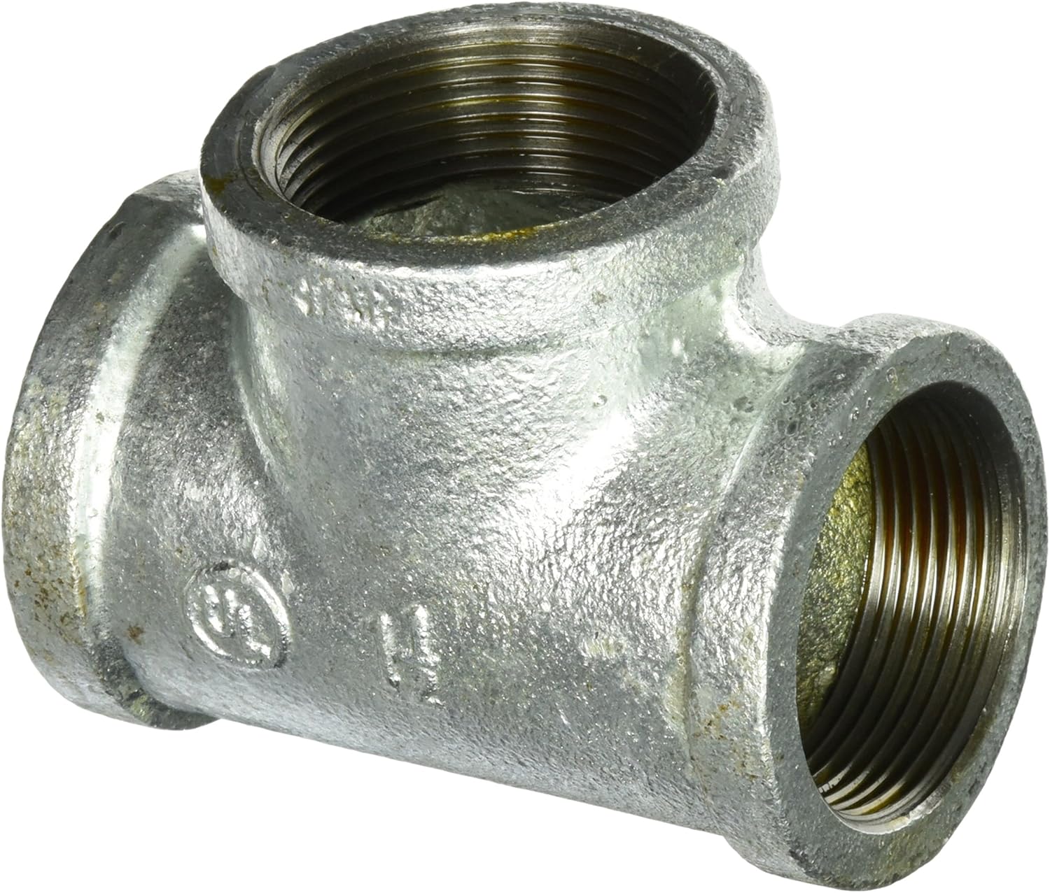 LDR 311 T112 Tee, 11/2Inch, Galvanized Pipe Fittings