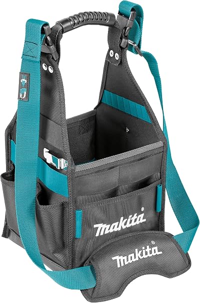 Makita E-15453 4-Sided Tool Tote Open Design 10L 1680D Polyester 6 Pockets