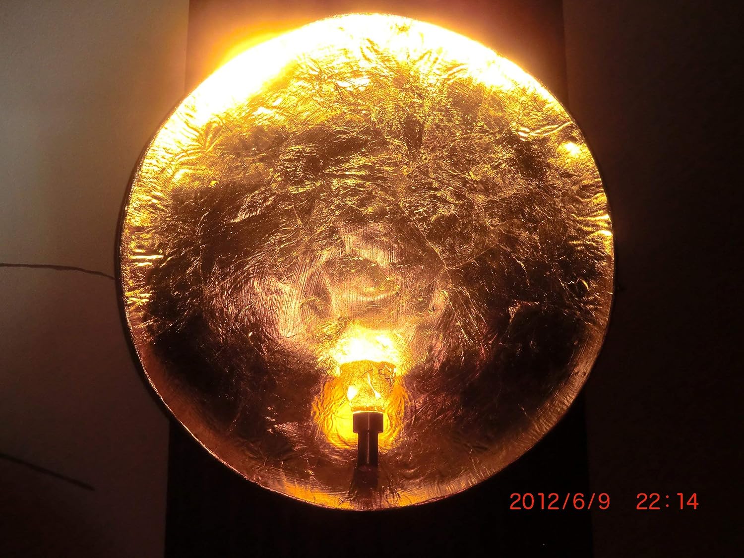 Design Wandleuchte Diego Gold 62 Wandlampe Gross Xl Rund Innen