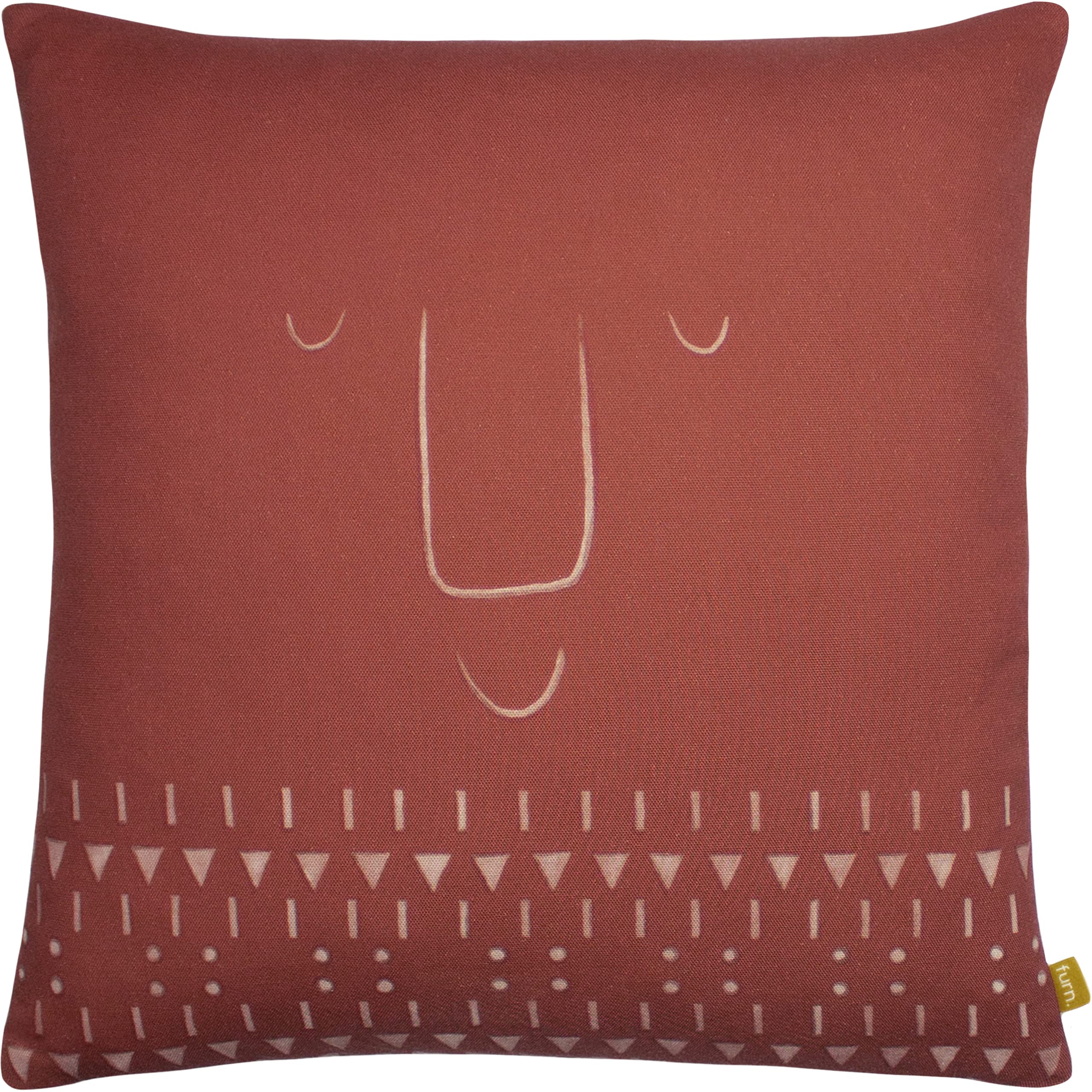 furn. Pacha Feather Filled Cushion, Terracotta, 43 x 43cm