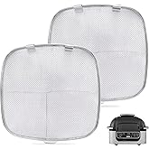 Stainless Steel Splatter Shield for Ninja Foodi AG301, Air Fryer Accessories for Ninja Foodi 5-in-1 Indoor Grill, Replacement Parts Splatter Screen for Ninja Foodi AG300, AG300C,AG301C, AG302, AG400