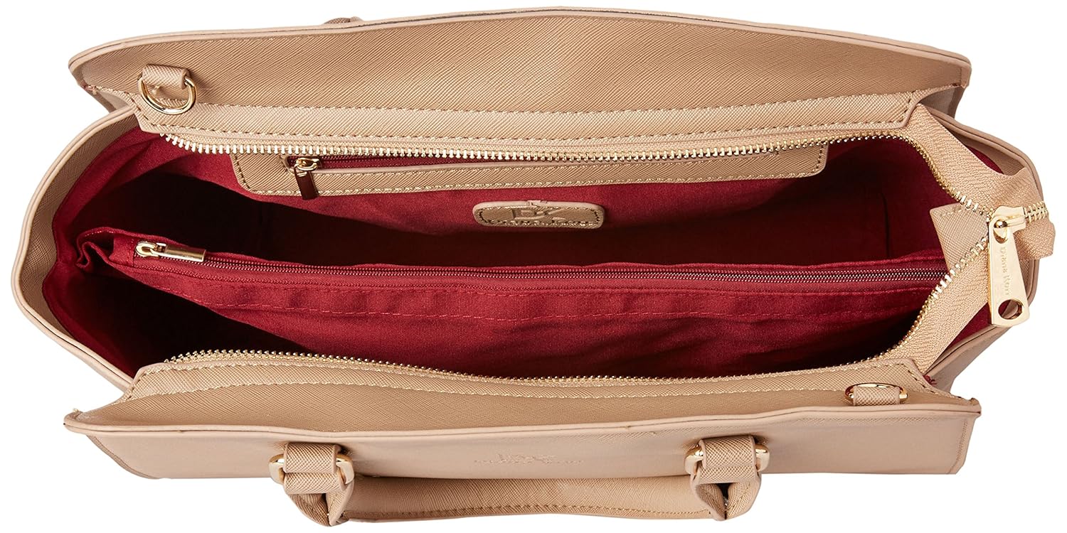 diana korr women's handbag (tan) (dk10hnud00)