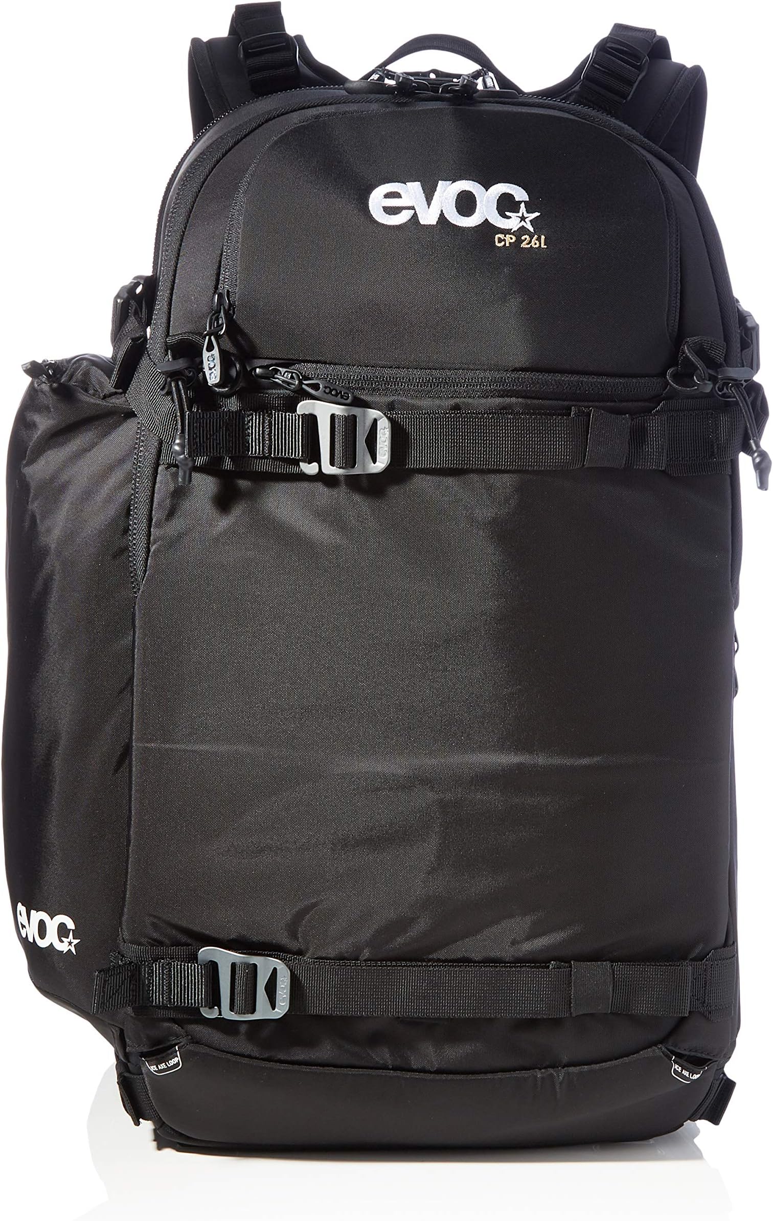 EVOC,CP 26L Camera Backpack, Black, Hiking, Skiing, & Snowboarding - Backpack with Camera Compartment