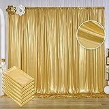 30ftx10ft Gold Backdrop Curtain for