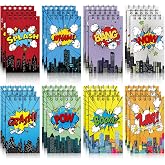 Containlol 24 Pack Mini Notebooks Party Supplies Favors Prize Pi&ntilde;ata Fillers Carnival Goodie Bag Stuffers Journal Notepad Teacher Classroom Rewards Supplies for Theme Birthday Party