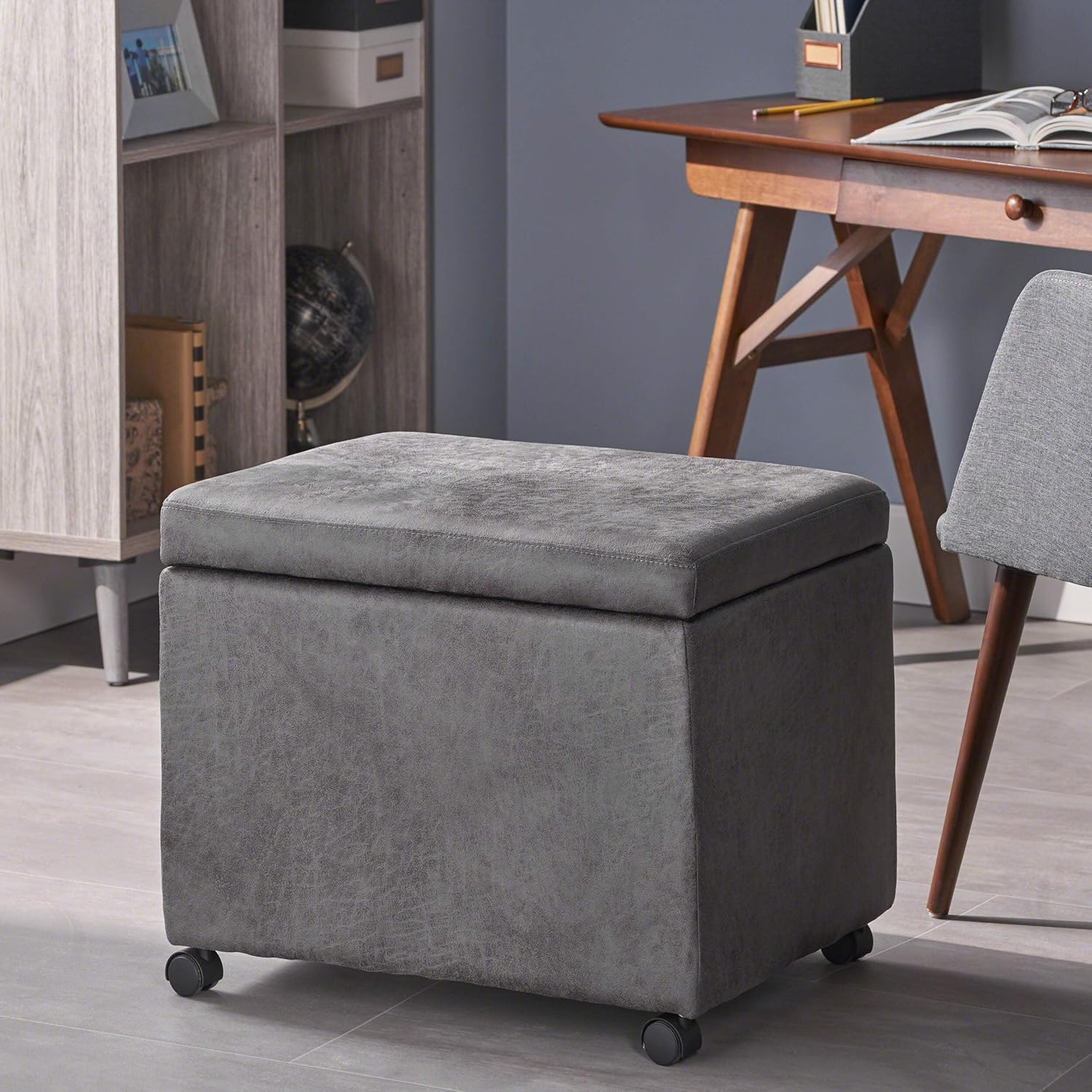 Best storage ottoman with wheels
