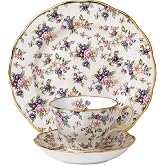 Royal Albert 100 Years 1940 3-Piece Set (Teacup, Saucer &amp; Plate 8")