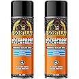 Gorilla Waterproof Patch & Seal Rubberized Sealant Spray, Black, 16 Ounce (Pack of 2) - Seals Out Water, Air, and Moisture