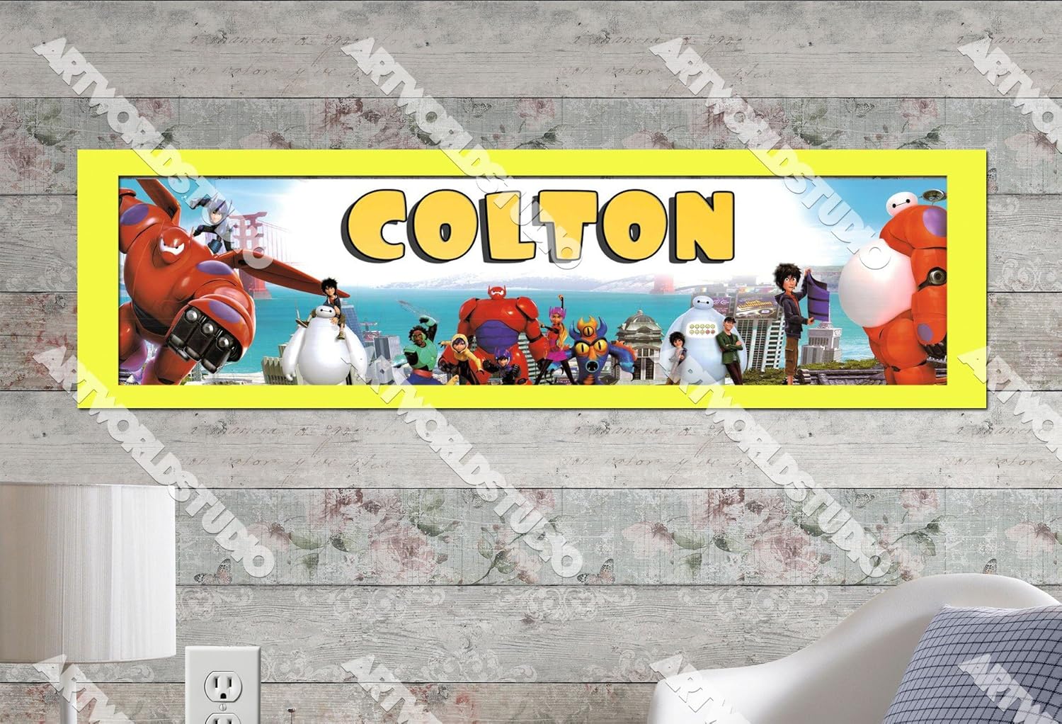Amazon Com Big Hero 6 Movie 2 10 X32 Personalized Name Poster