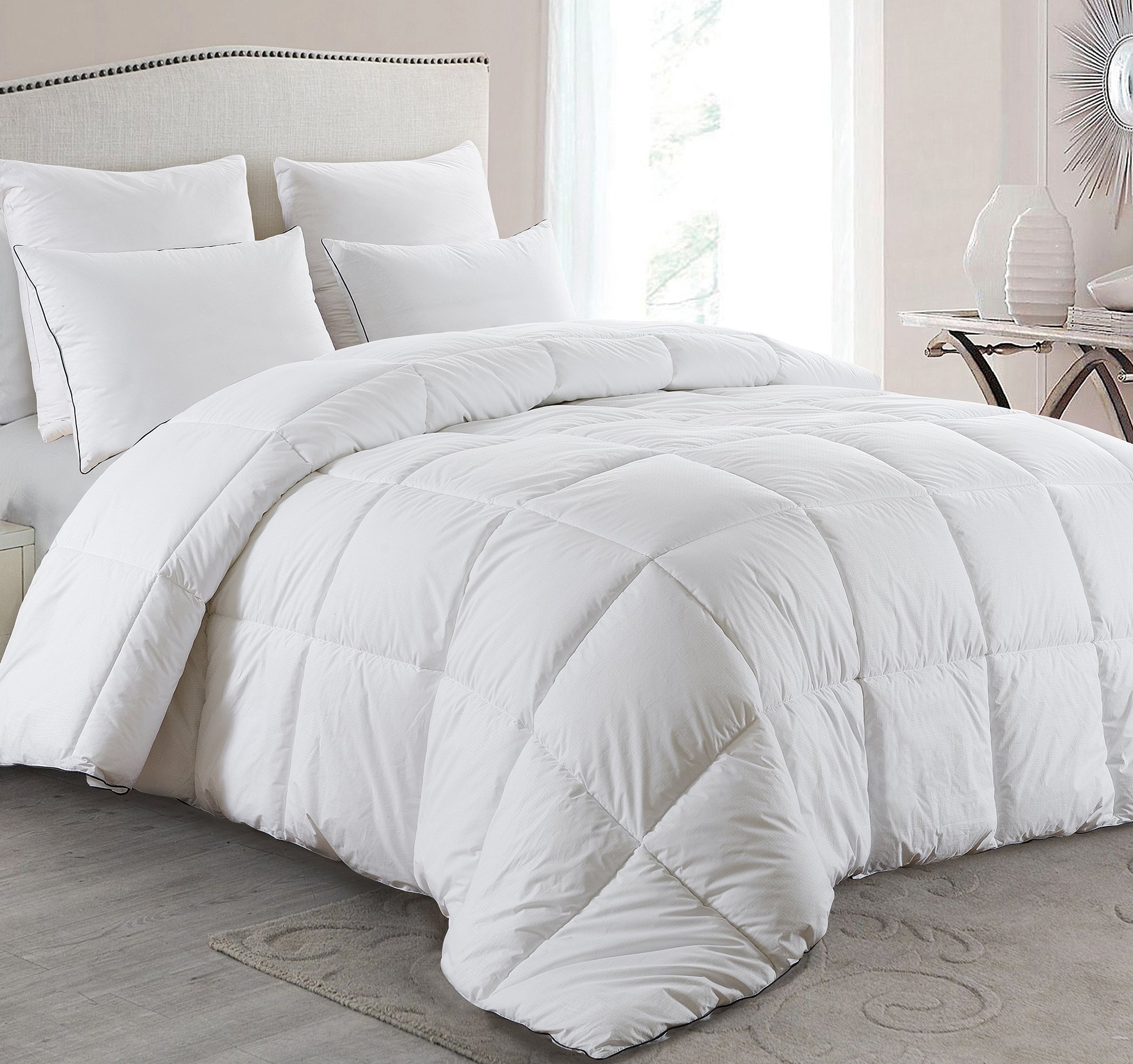 Basic Beyond AllSeason Goose Down Comforter (Twin) Warm Down Duvet