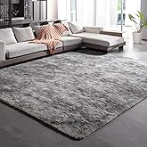 Fyoulimt 8x10 Area Rugs for Bedrooms, Fluffy Rugs for Living Room Decor, Ultra Soft Anti Slip Shag Fuzzy Carpets，Washable Lar