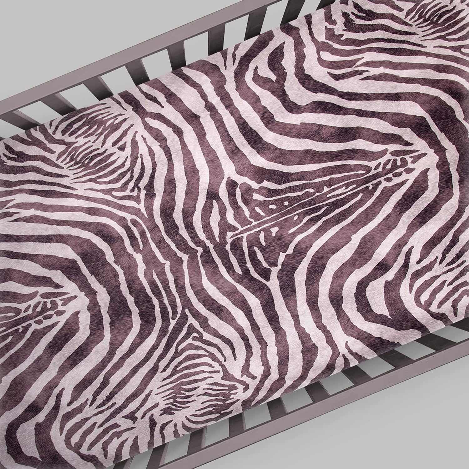 animal print crib sheet