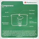 Fluidmaster PRO550UK Dual Flush Valve White Top Front Side Mount view 3