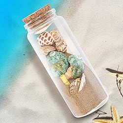 3PC100ML Empty Glass Jars with Cork Stoppers for
