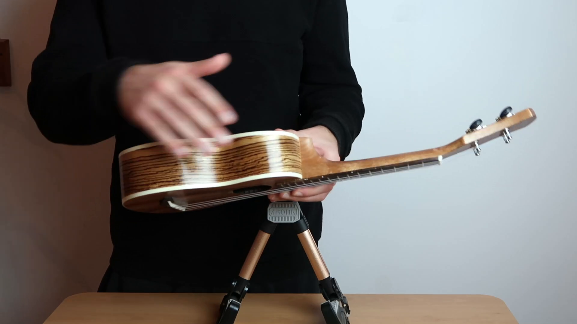 Watch Zebrawood Soprano Ukulele Bundle from the Deluxe Series by