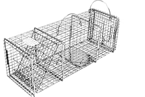 Tomahawk Live Trap Model 603SS - Professional Series Live Trap with Rear Sliding Door for Squirrels, Rats, Muskrats, and Similar Size Animals