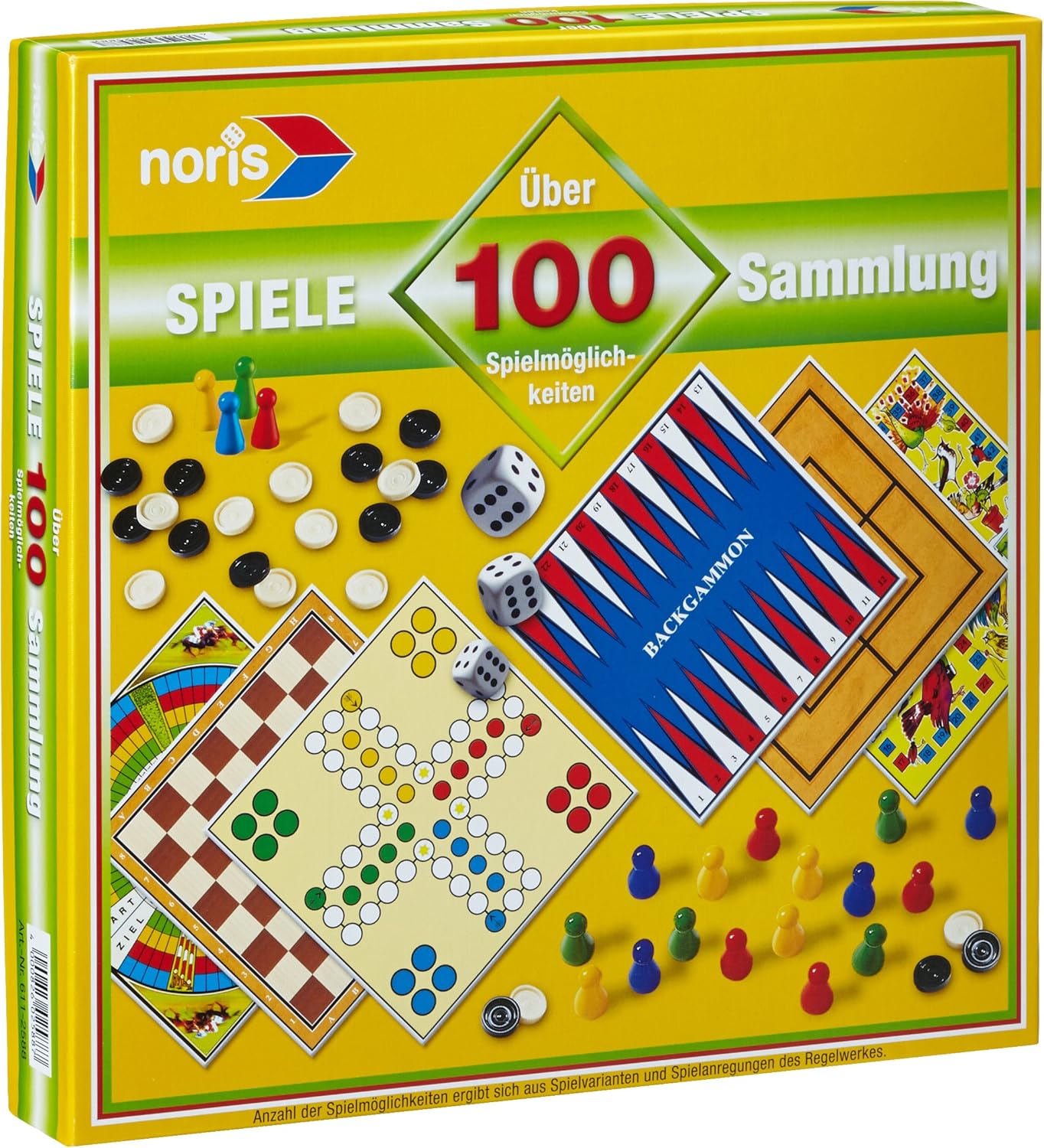 Noris Game Collection with 100 Games (MultiColour) Amazon.co.uk Toys