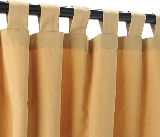 Amazon Com Sunbrella Outdoor Curtain Panel Tab Top 50 By 108