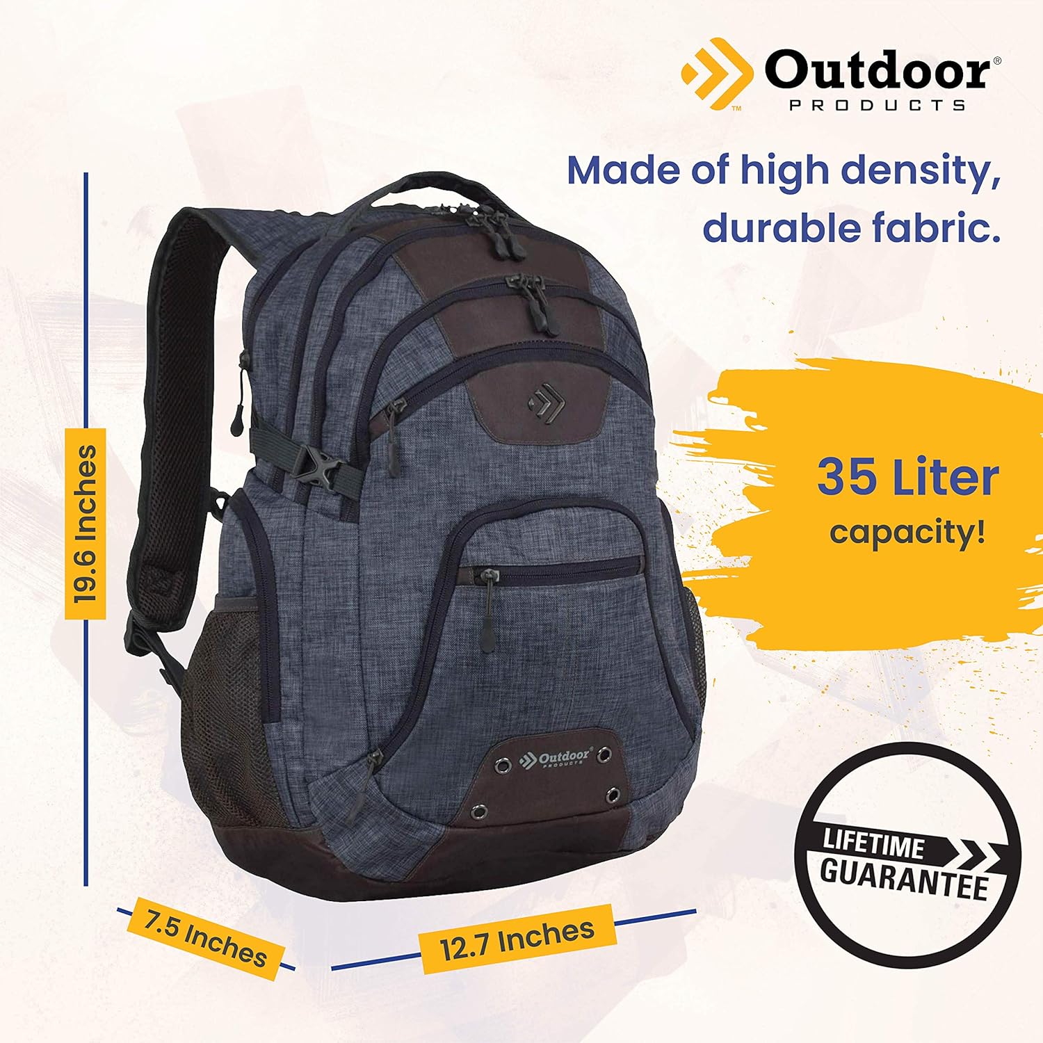 Outdoor Products Module Day Pack, Heathered Print: Sports & Outdoors