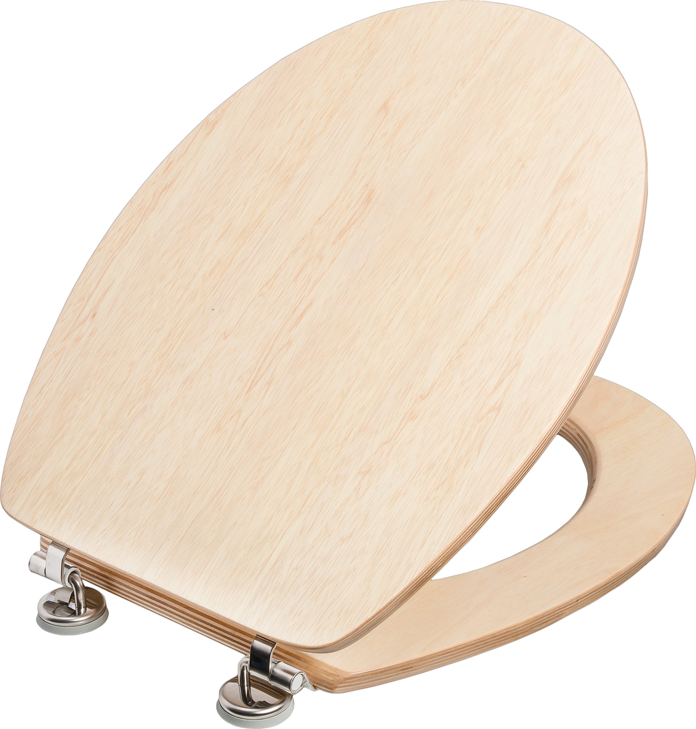 Cornat KSLIGK Ligna Toilet Seat Pine, 43 x 37.7 x 4 cm