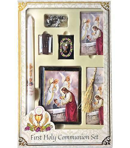Catholic First Collection Catholic Communion Set Bread Of Life First Holy Communion Gift Set ...