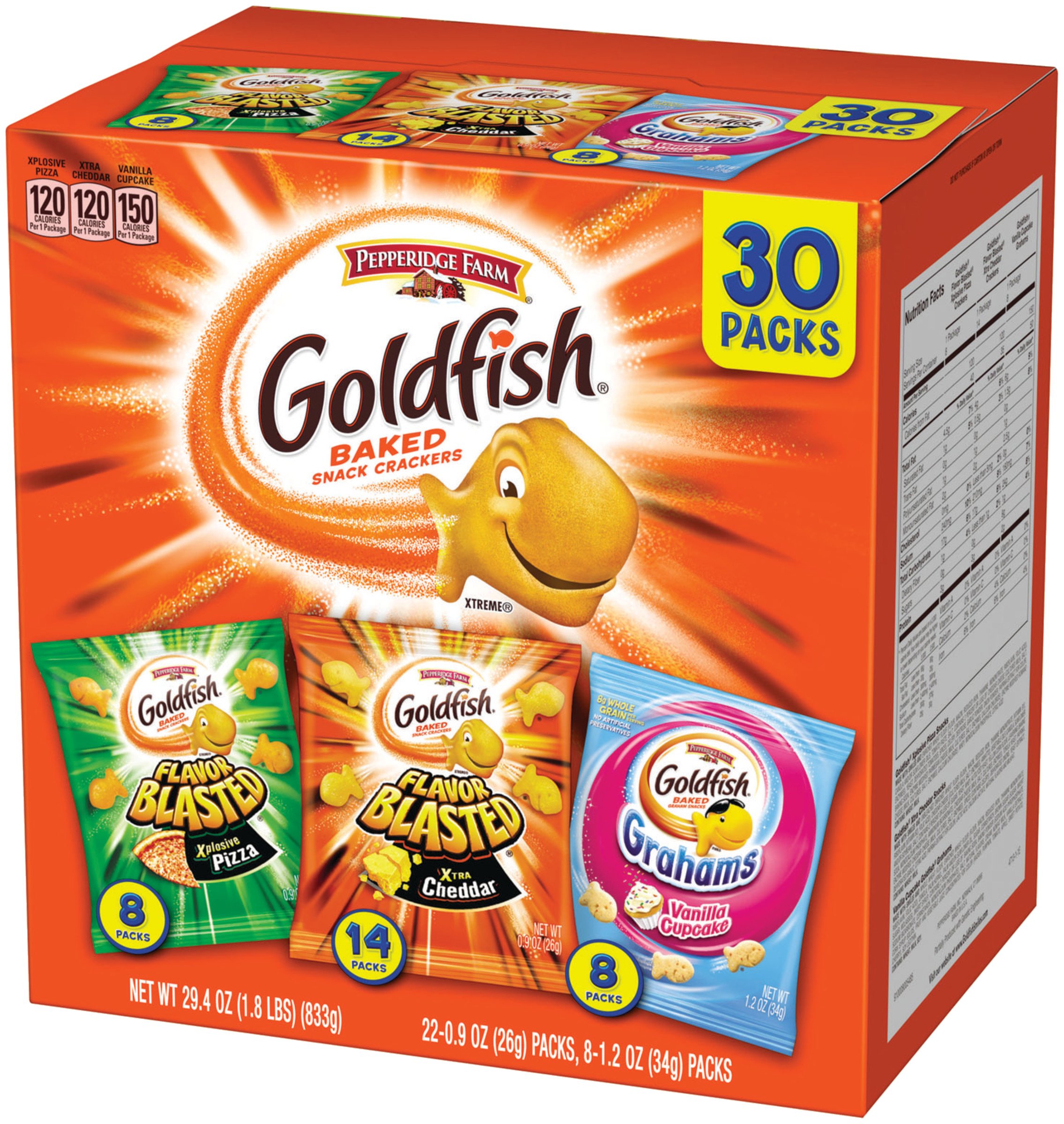 Galleon Pepperidge Farm, Goldfish, Crackers, Bold Mix, 29.4 Oz