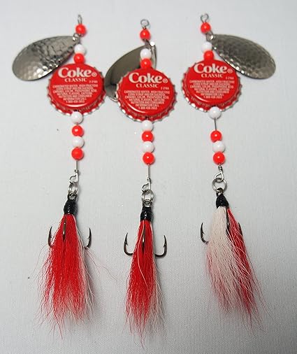 bottle cap fishing lures