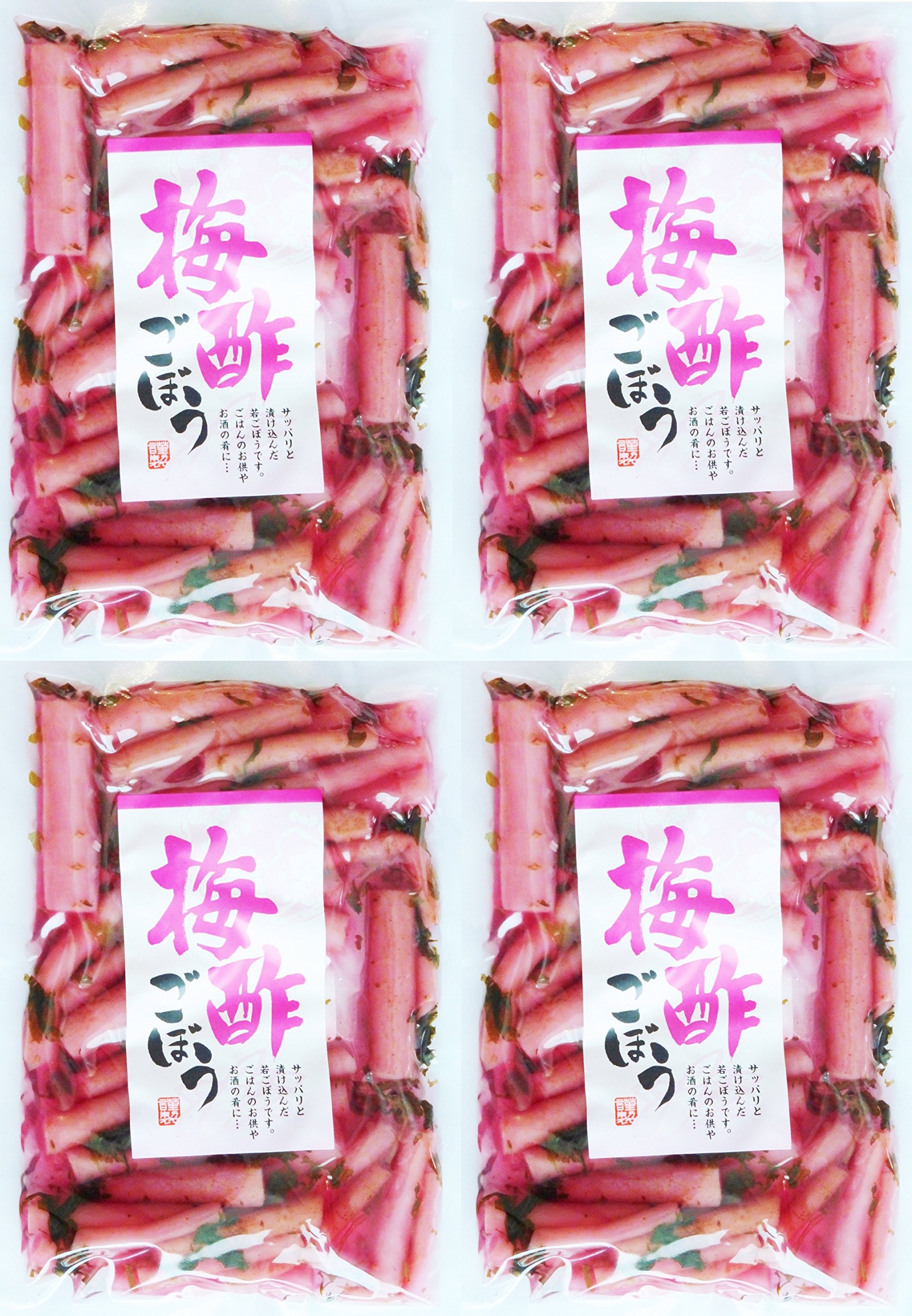 上沖産業 梅酢ごぼう 80g×4袋商品画像