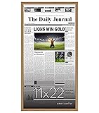 Americanflat 11x22 Newspaper Frame with Polished