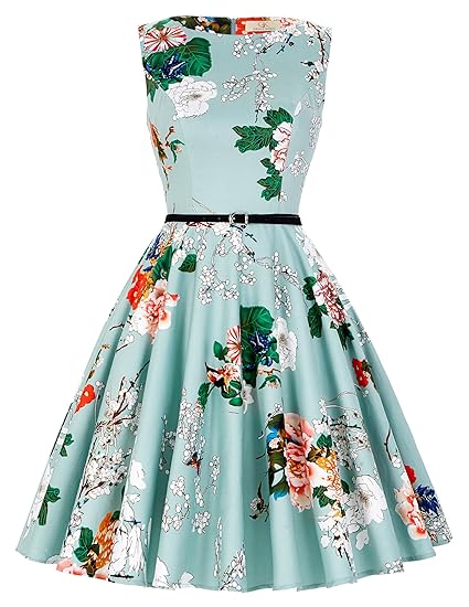 Grace Karin 50s Retro Vintage Rockabilly Kleid Partykleider Cocktailkleider GD6086