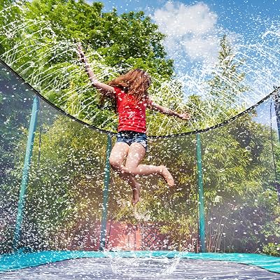 Vinsani 15M Trampoline Sprinkler Water Park Garden Sprayer Hose 49ft