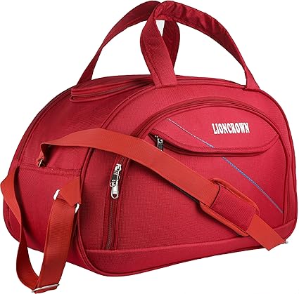 Lioncrown Polyester 55 cms Travel Duffel Bag | Cabin Bag (Red)