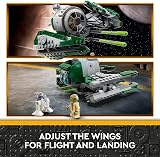 LEGO Star Wars Yoda's Jedi Starfighter 75360 with Yoda and R2-D2 view 5