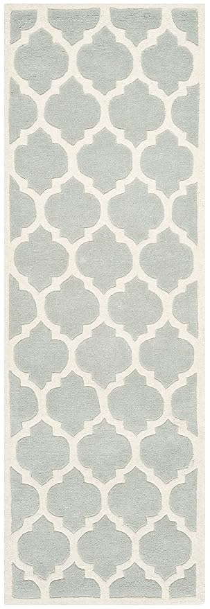 Safavieh 'Camilla' Hand Tufted Area Rug, Grey/Ivory, 68 x 213 x 1.6 cm