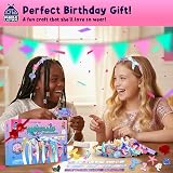 Purple Ladybug Mermaid Headband Making Kit for Girls 6+ Non-Toxic view 2