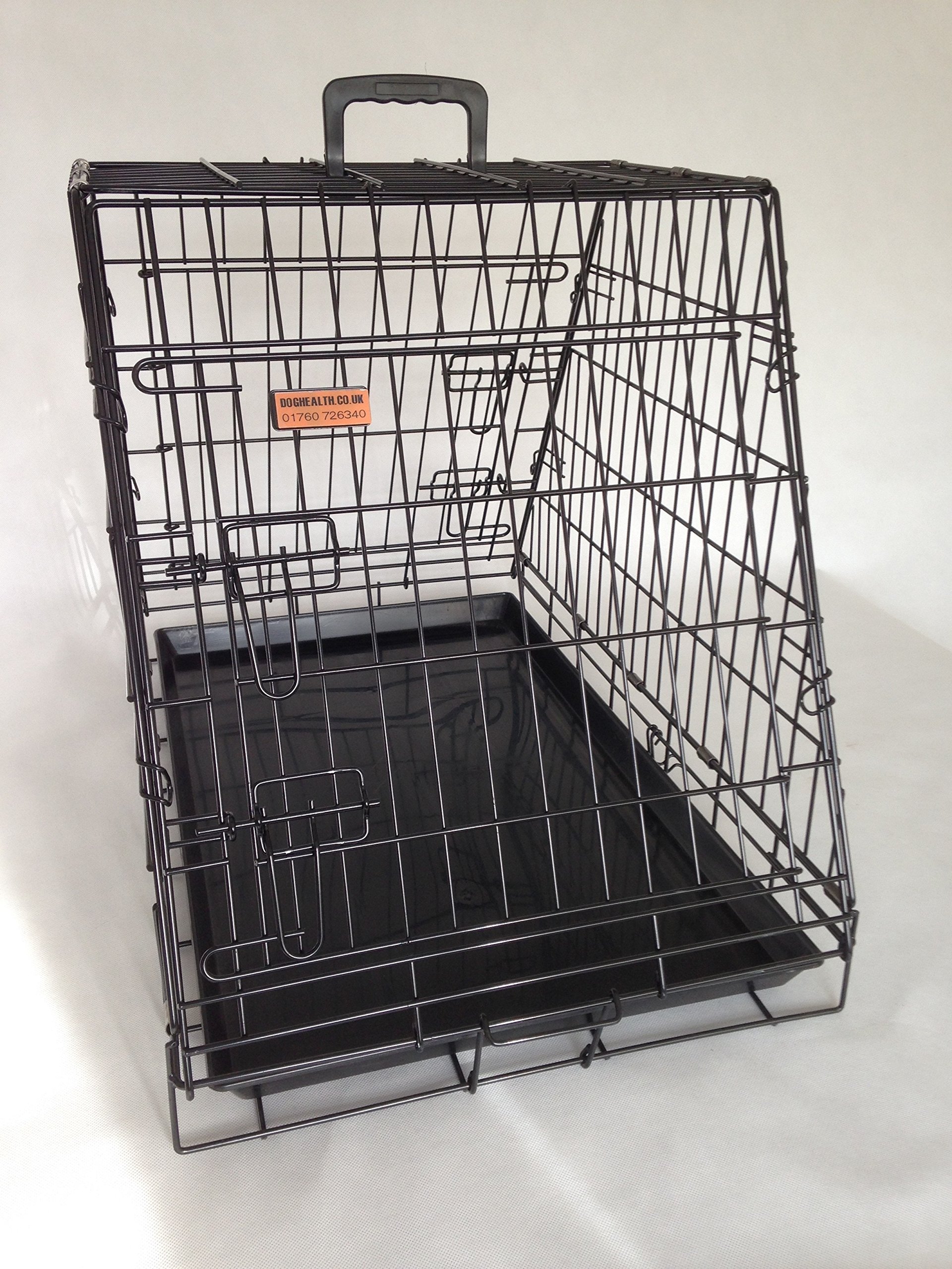 dog car cage with escape hatch 2 Doors GYC04P