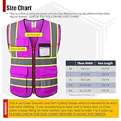 HATAUNKI High Visibility Reflection Purple Mesh